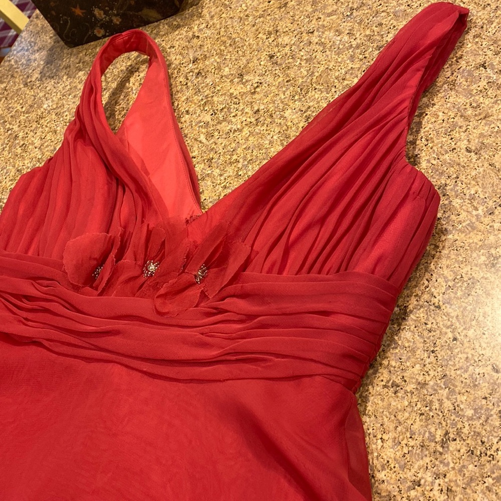 Eden Maids Bridesmaid Collection Tiered Dress Gown Size 8 View 3